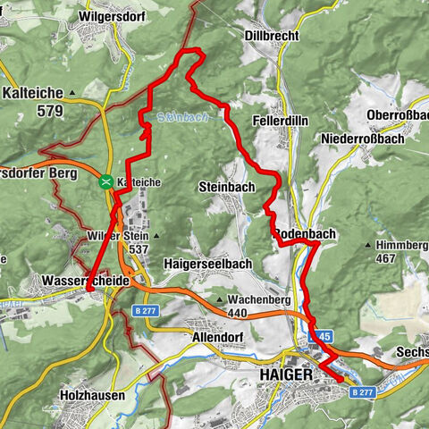 ÖPNV-Tour: Auf dem Rothaarsteig von Burbach-Würgendorf nach Haiger