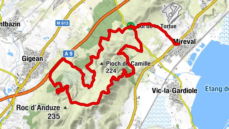 LA GARDIOLE EN VTT POUR LES CONFIRMÉS