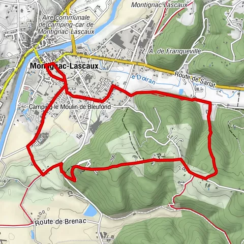 Boucle Promenade de Lascaux n° 17 / Montignac