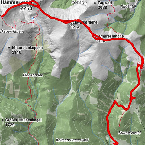 Vom Kühberger auf den Seckauer Zinken