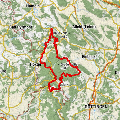 Parcours 16 : Région Solling-Vogler
