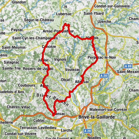 Circuit vélo : Le noir et le blanc...