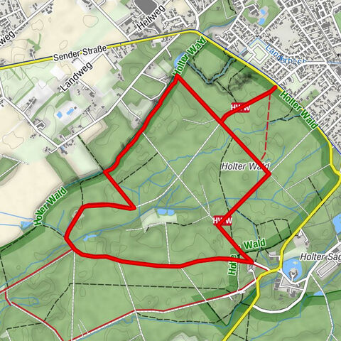 Holter Waldweg | Rundwanderweg in SHS