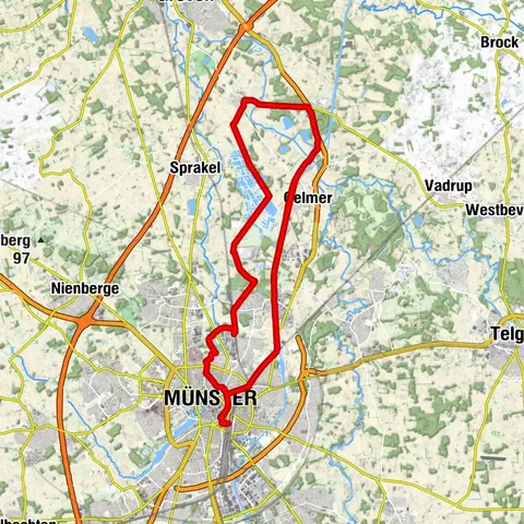 Radtour zu den Rieselfeldern