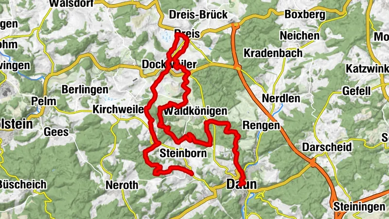 Vulkangipfel-Pfad