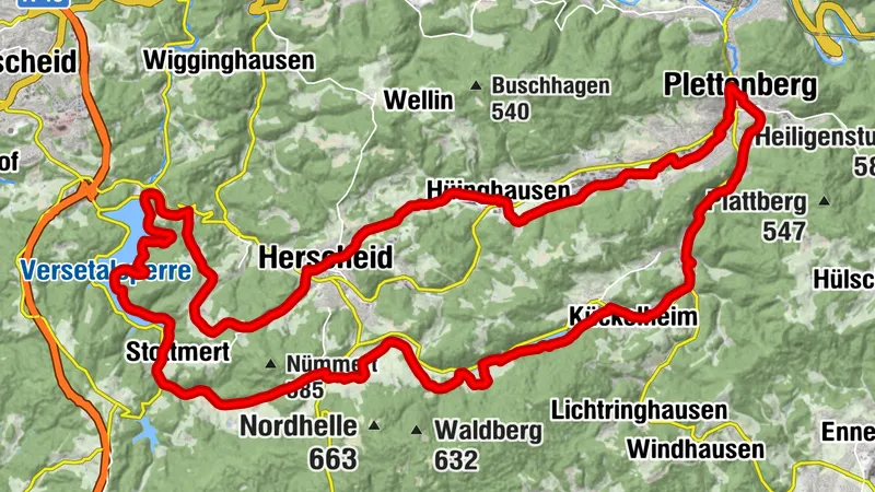 Zwei Täler Tour - Herscheid und Plettenberg