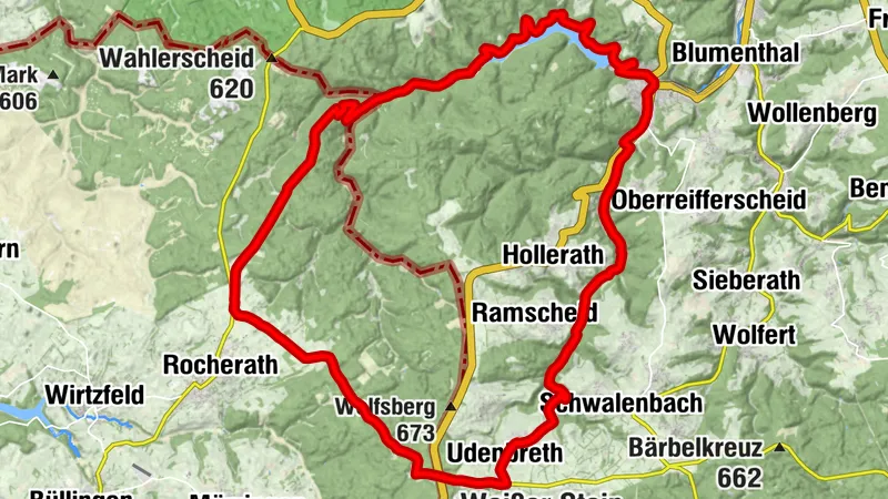 EifelRadSchleife 16 "Grenzenloses Radvergnügen"