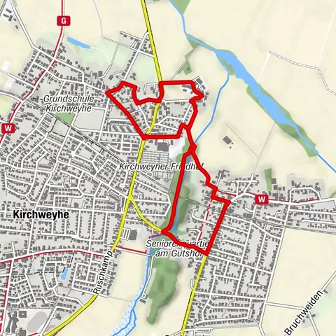 Durch den Ellernbruch und das alte Dorf Kirchweyhe