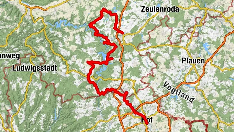 Kulturweg der Vögte - Etappe 5: Entlang der Saale