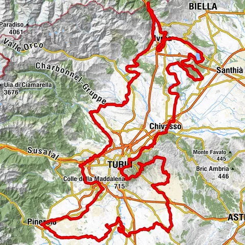 CAT Cycling Around Torino : 10 jours autour de Turin