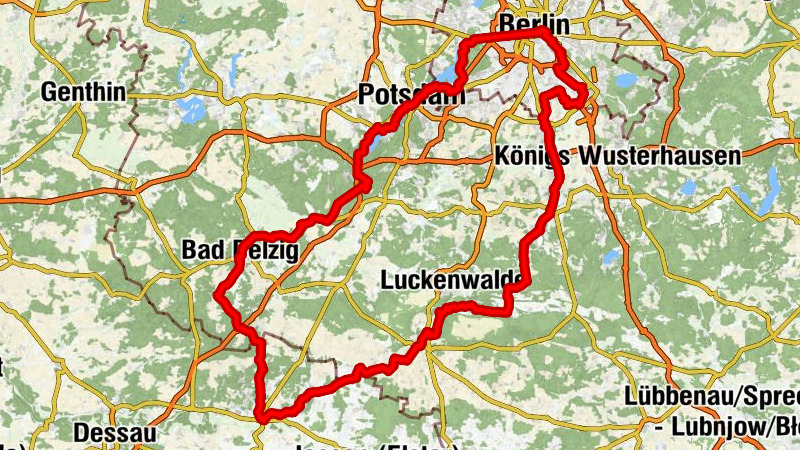 Große Rundtour durch den Fläming