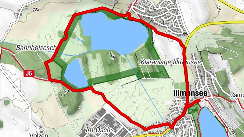 Zum Naturschutzgebiet Ruschweiler und Volzer See