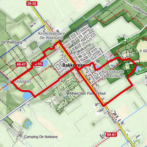5,7 km - Bakkeveen