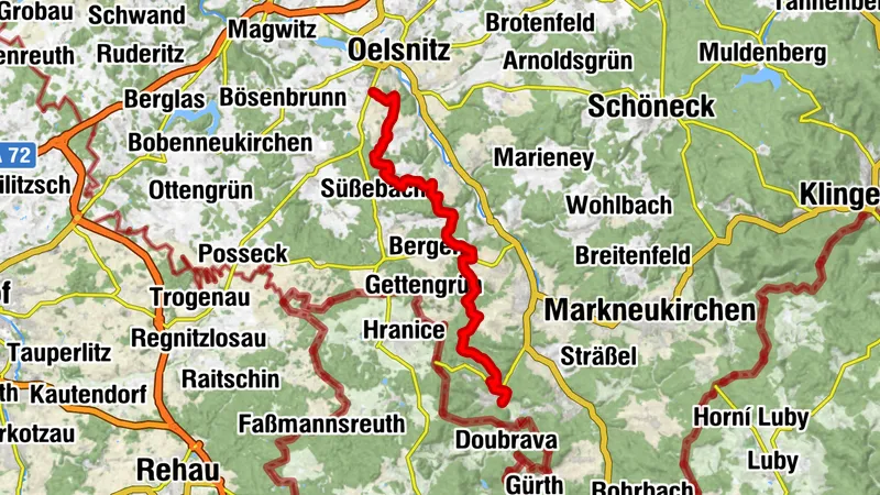 Vogtland Panorama Weg® - Etappe 4 (Oelsnitz - Bad Elster)