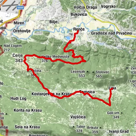 The Carsus Trail, Stage 2: Renče – Lipa