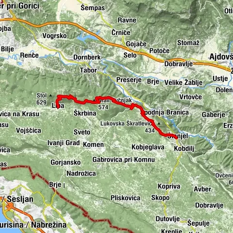 The Carsus Trail, Stage 3: Lipa – Štanjel