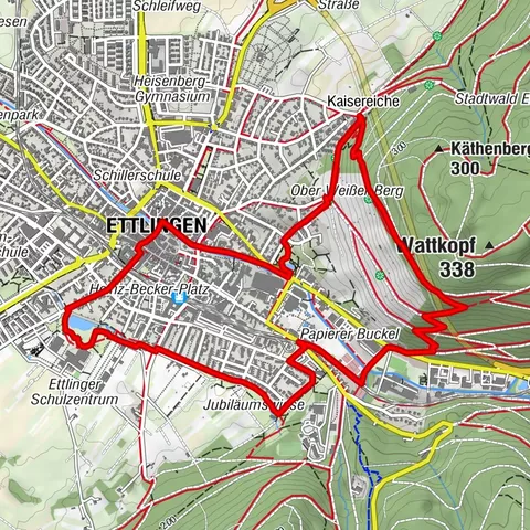 Qualitätsweg "Stadt, Wald, Fluss"
