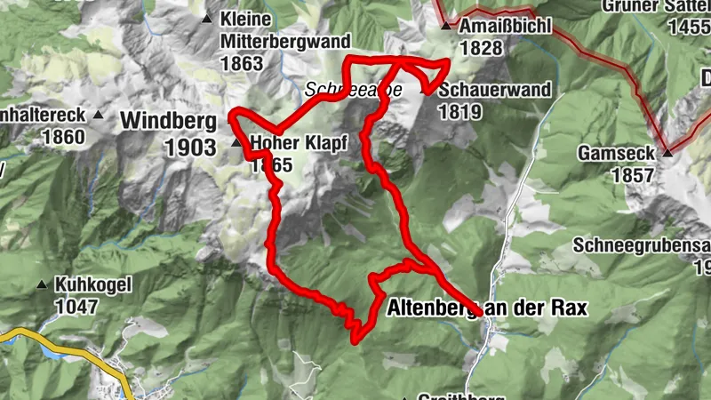 Aussichtsreiche Rundtour über Schauerwand und Windberg