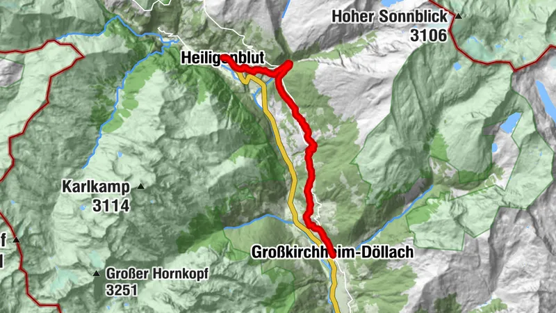 Etappe 16: Alpina Antica Trail | ET16: Heiligenblut am Großglockner - Döllach