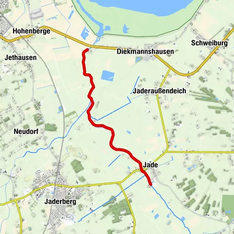 Kanutour auf der Jade: Wapelersiel - Campingplatz Jade