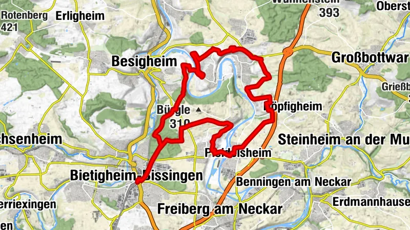 Gravel-Genuss-Tour: Felsengartenkellerei Besigheim