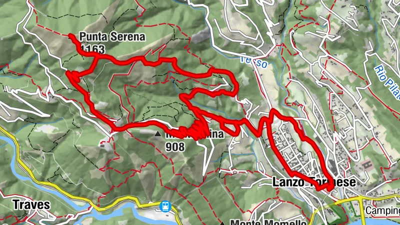 LANZO TORINESE Punta Serena et les single tracks d'enduro