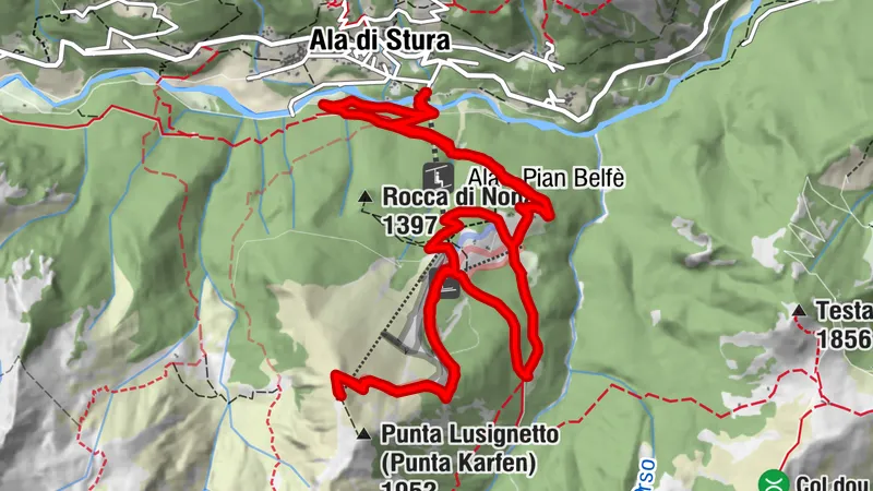 ALA DI STURA Pian Belfé - Punta Karfen - Alpe Lungimala