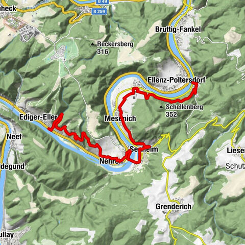 Moselsteig étape 17 : Ediger-Eller – Beilstein