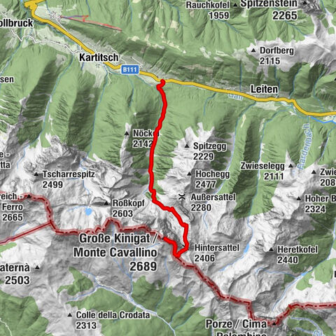 Obertilliach - Große Kinigat