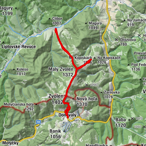 SVK _ Veľká Fatra _ Donovaly - Liptovské Revúce - Donovaly