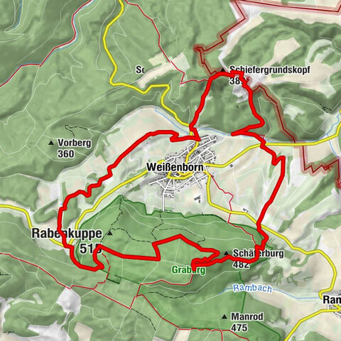 Chemin premium P15 Graburg - Ceinture verte idéale pour la randonnée