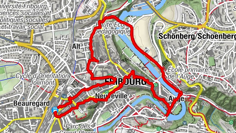 Stadtwanderung Fribourg