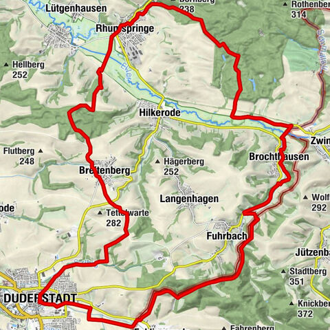 Duderstadt. Wanderung zur Rhumequelle