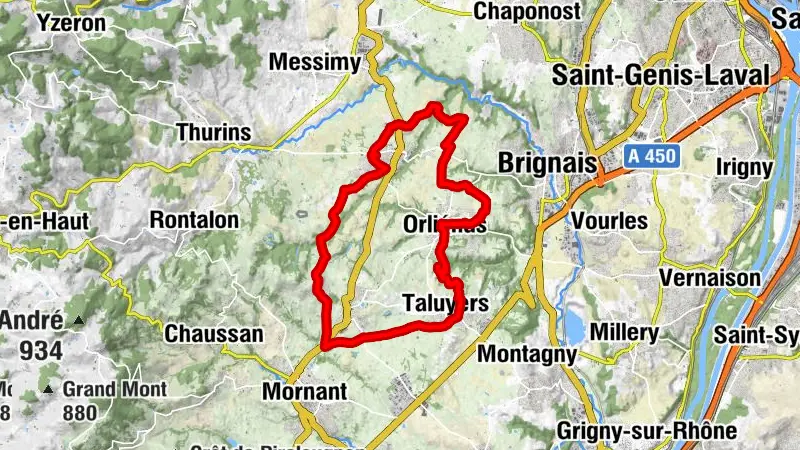 Circuit VTT 185 - Vignes et Coteaux