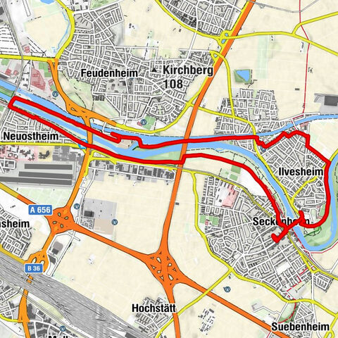 Kinderradtour am Neckar