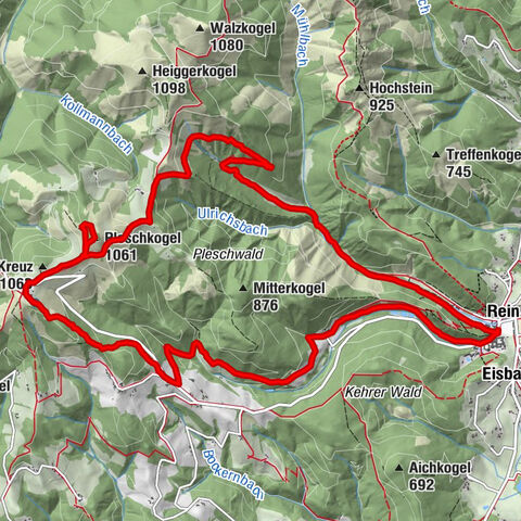 Stift Rein - Pleschkogel Rundwanderung
