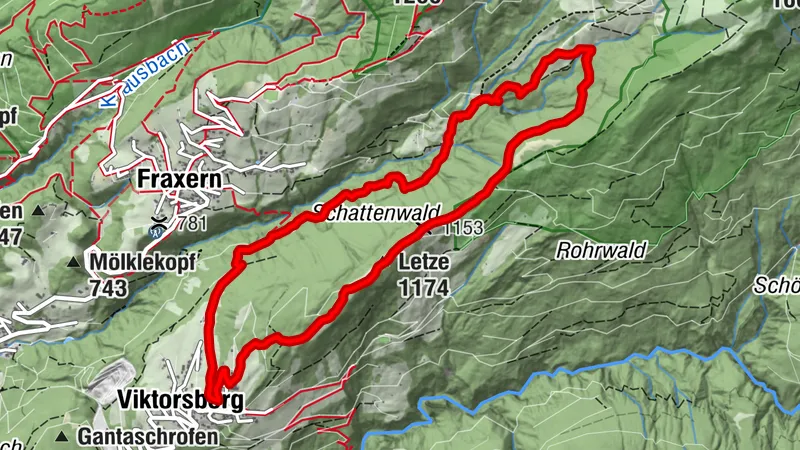 Viktorsberg-Letze 1143m-Wannaalpe, Vlbg