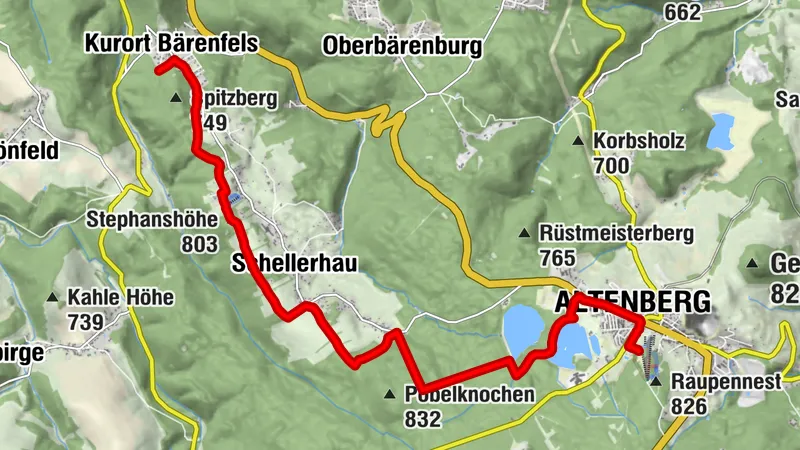 Blockline Etappe 05: Altenberg » Bärenfels