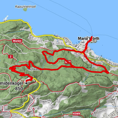 Chemin du Pyramidenkogel Maria Wörth