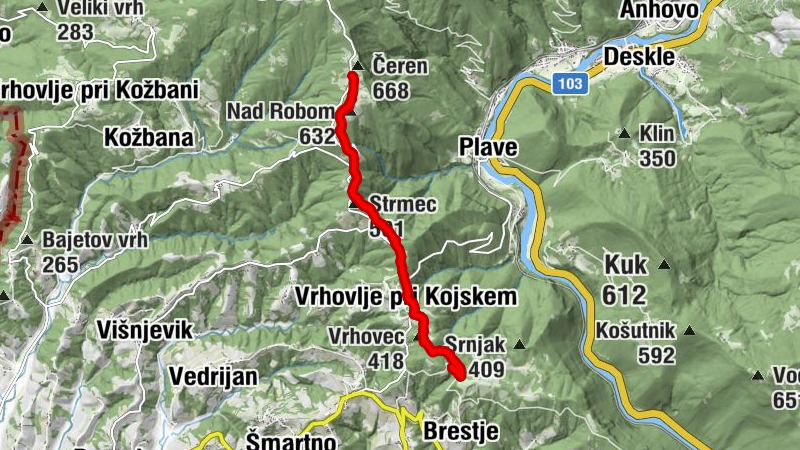 Gonjače - Nad Robom