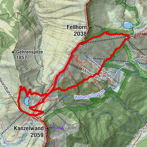 2-Länder-Panorama-Rundwanderweg Fellhorn/Kanzelwand