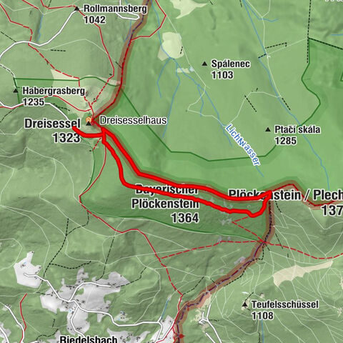 Wanderung Dreisessel - Steinernes Meer - Dreiländereck Bayerischer Wald