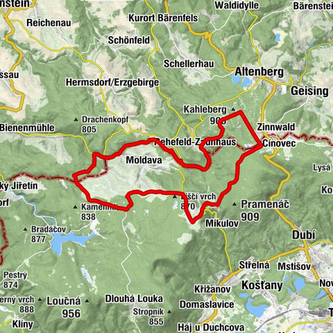 RR ERZ T06 De Zinnwald à Moldava