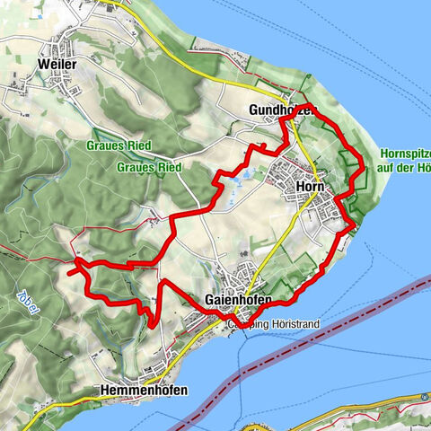 Randonnée circulaire Gaienhofen-Mittlere Höri