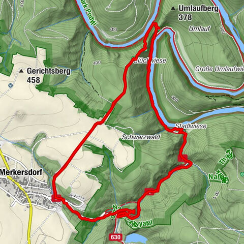 Ruine Kaya - Thaya Aussichtspunkt