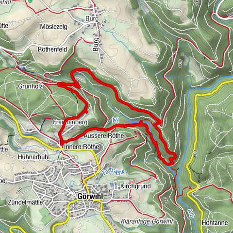 Zum Höllbachfall im Hotzenwald