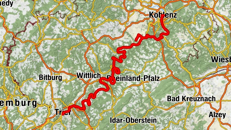 Mythes et châteaux sur la Moselle et le Rhin – voyage de six jours de Trèves à Coblence