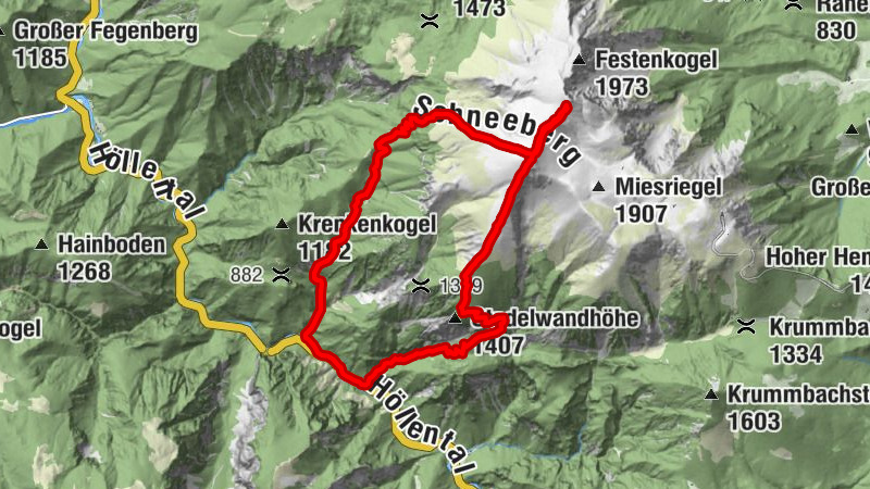 Weichtalklamm und Stadelwandgraben