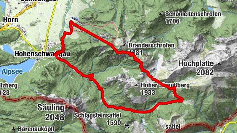 Tegelberg - Jägerhütte - Bleckenau