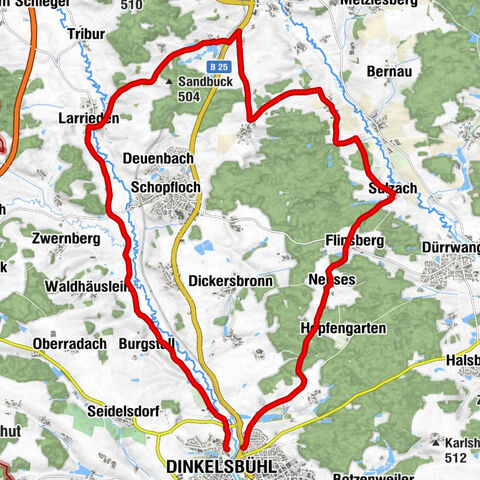 Tour um Dinkelsbühl